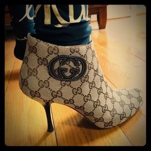 Gucci Royal Ballet Trim Booties,  Eu 38.5 US 8.5